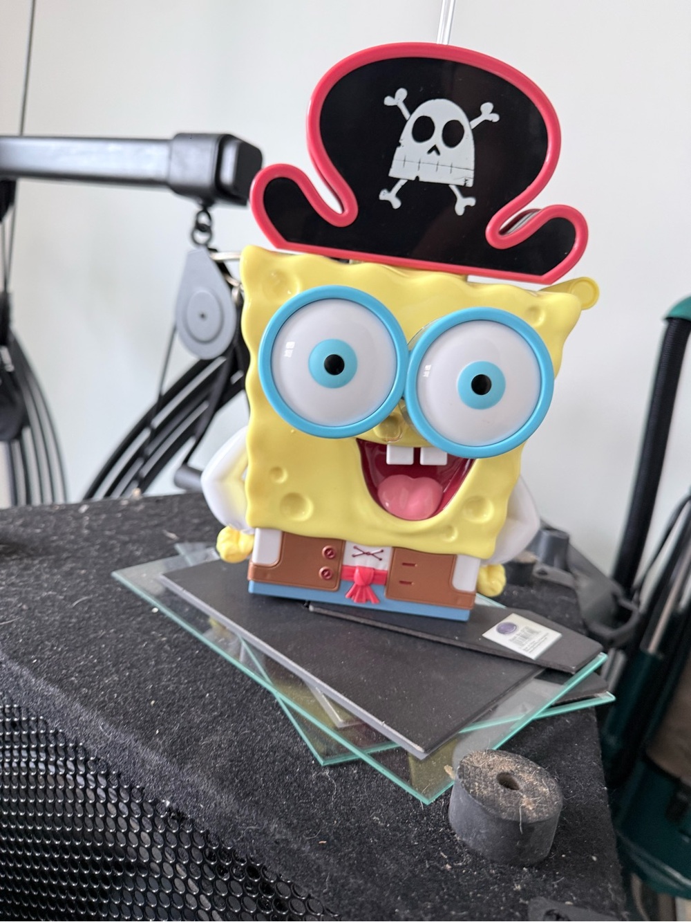 SpongeBob Pirate Figurine with Large Blue Eyesight drink bucket